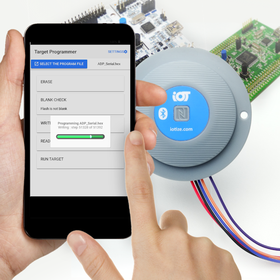 MCU Flasher app Programs STM32 Over-the-Air