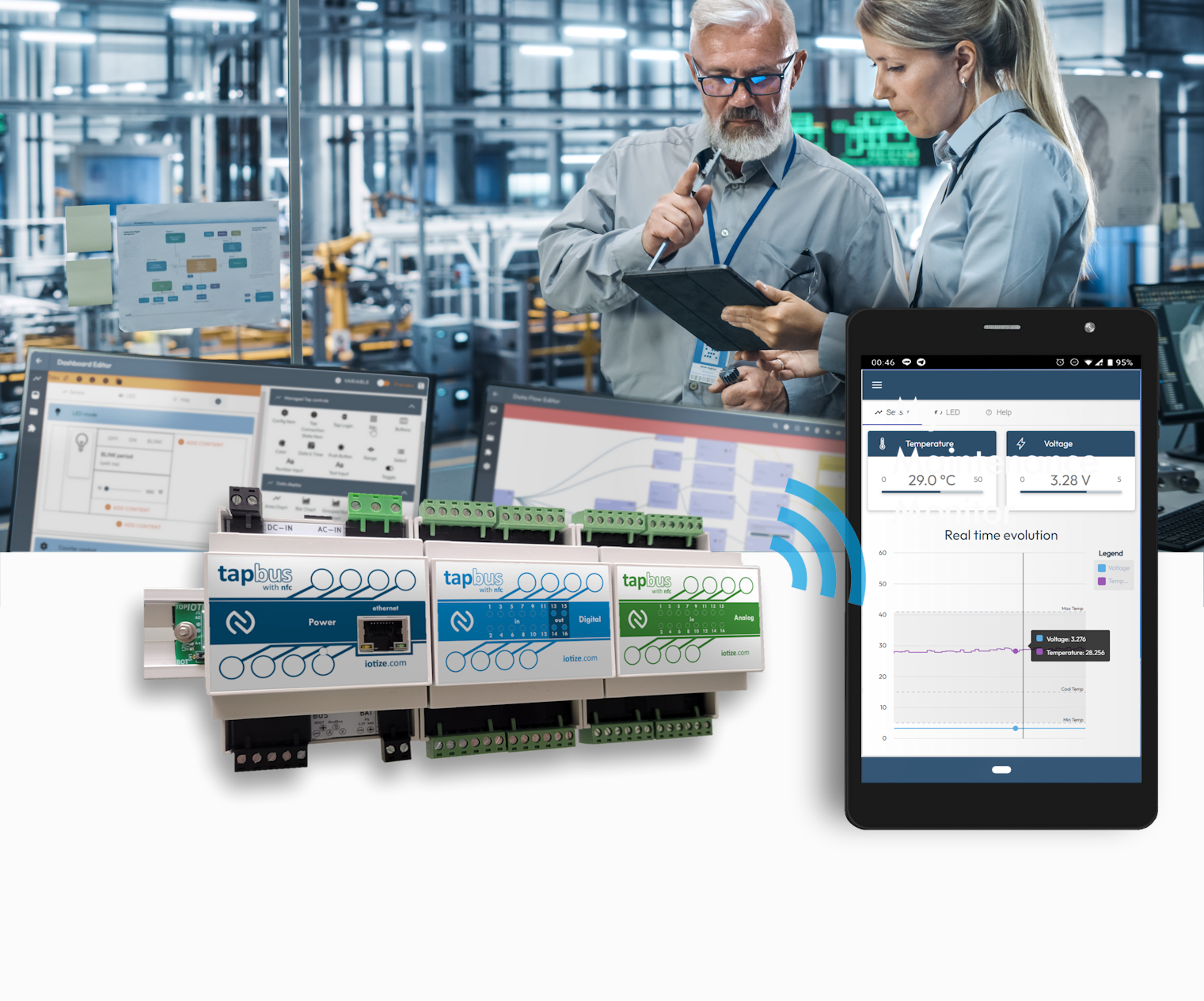 TapBus Modbus-Wireless I/O Blocks