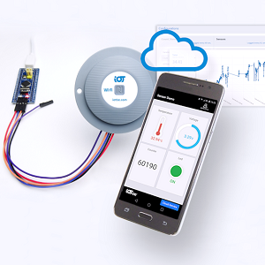 TapNLink Primer WiFi (ESP32), Bluetooth, NFC for instant HMI on mobiles and Cloud data logging