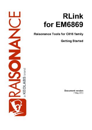   Raisonance tools for EM6869